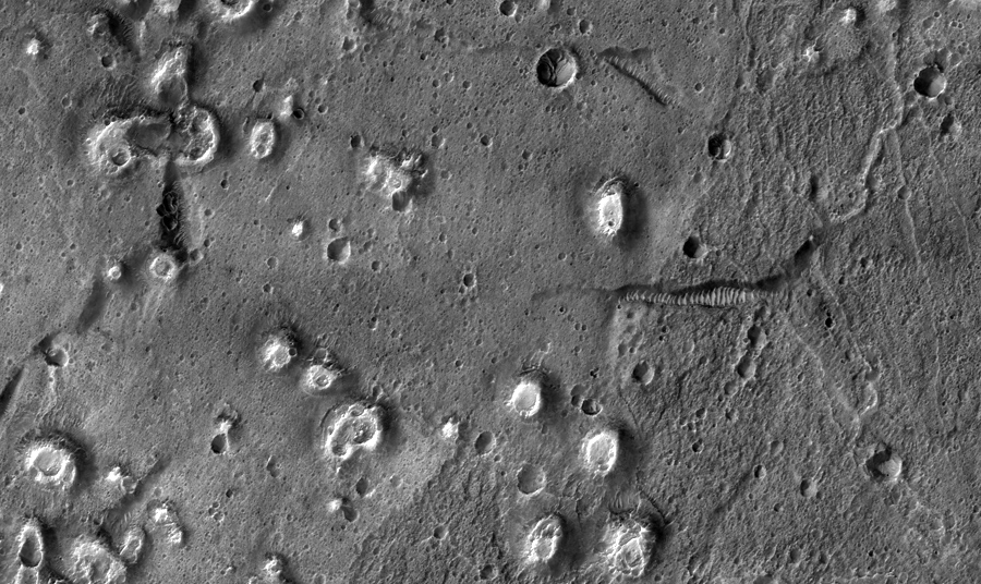Место действия Марсианина. Реальная карта Марса